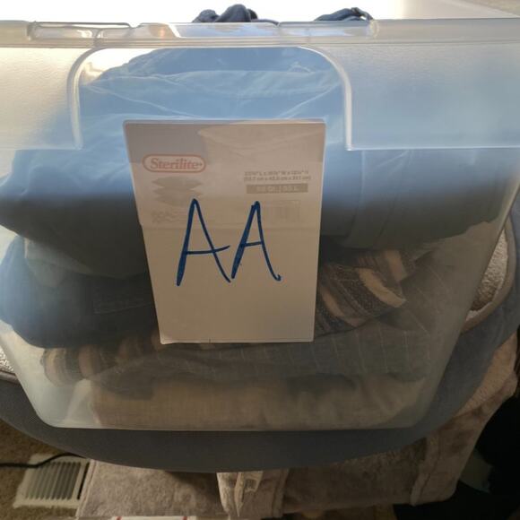 Lululemon Cropped Leggings Mesh details Blue Size 10 - Picture 8 of 8